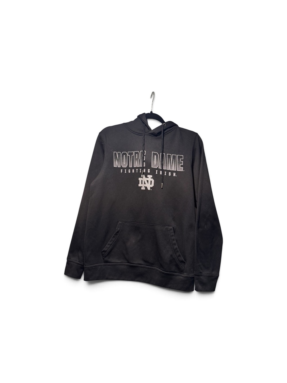 Colosseum Black Notre Dame Fighting Irish Crewneck Hoodie
